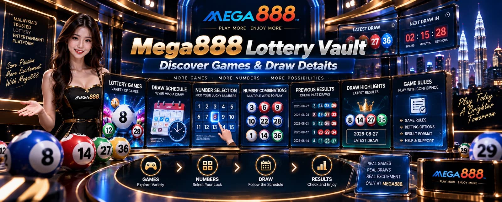 MEGA888 Lottery Vault: Discover Games & Draw Details